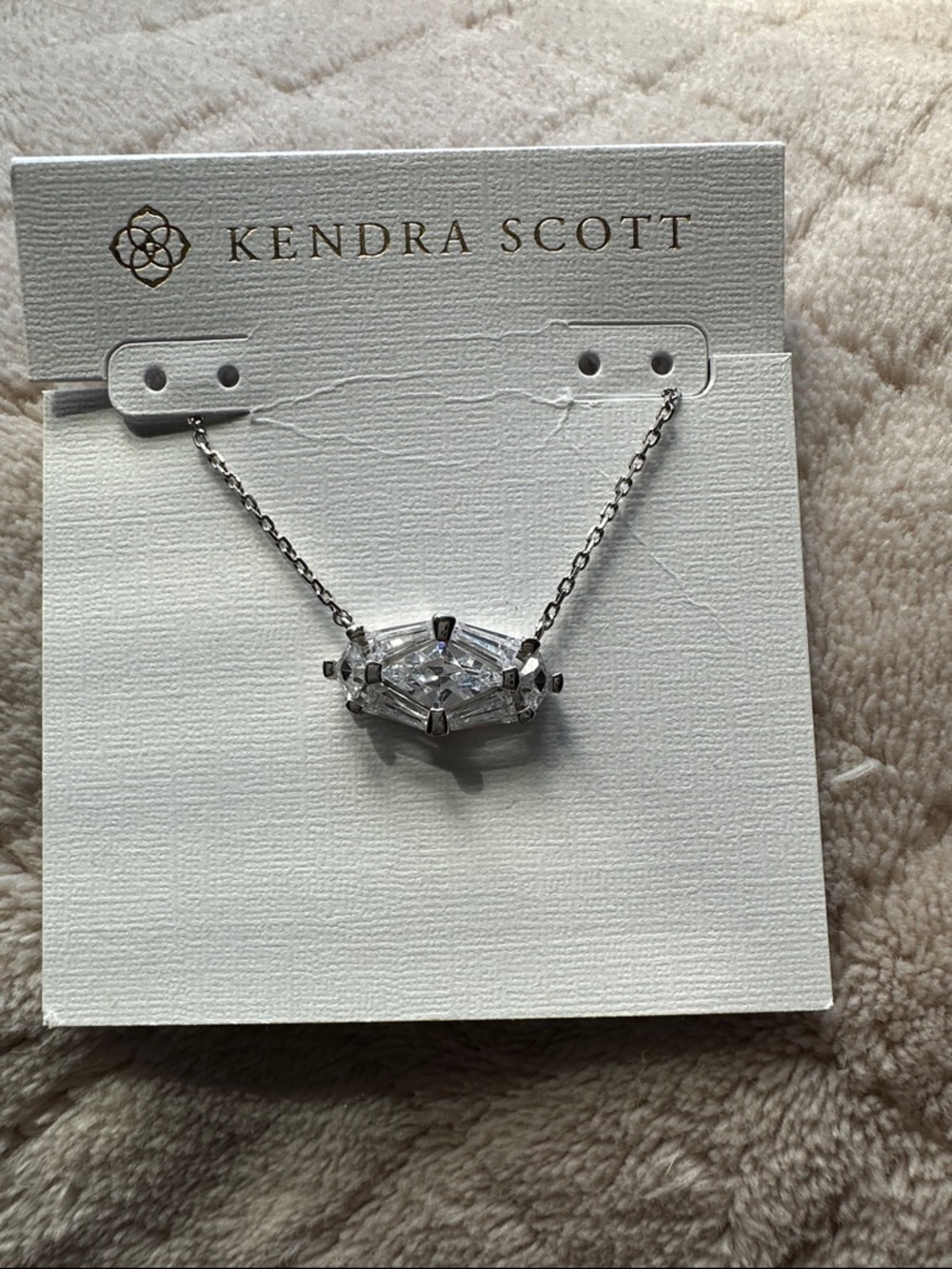 Kendra Scott Lindy Rae Elisa Silver Necklace